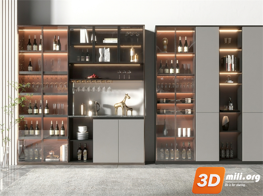 Shoe cabinet Skp Files
